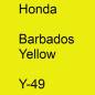 Preview: Honda, Barbados Yellow, Y-49.